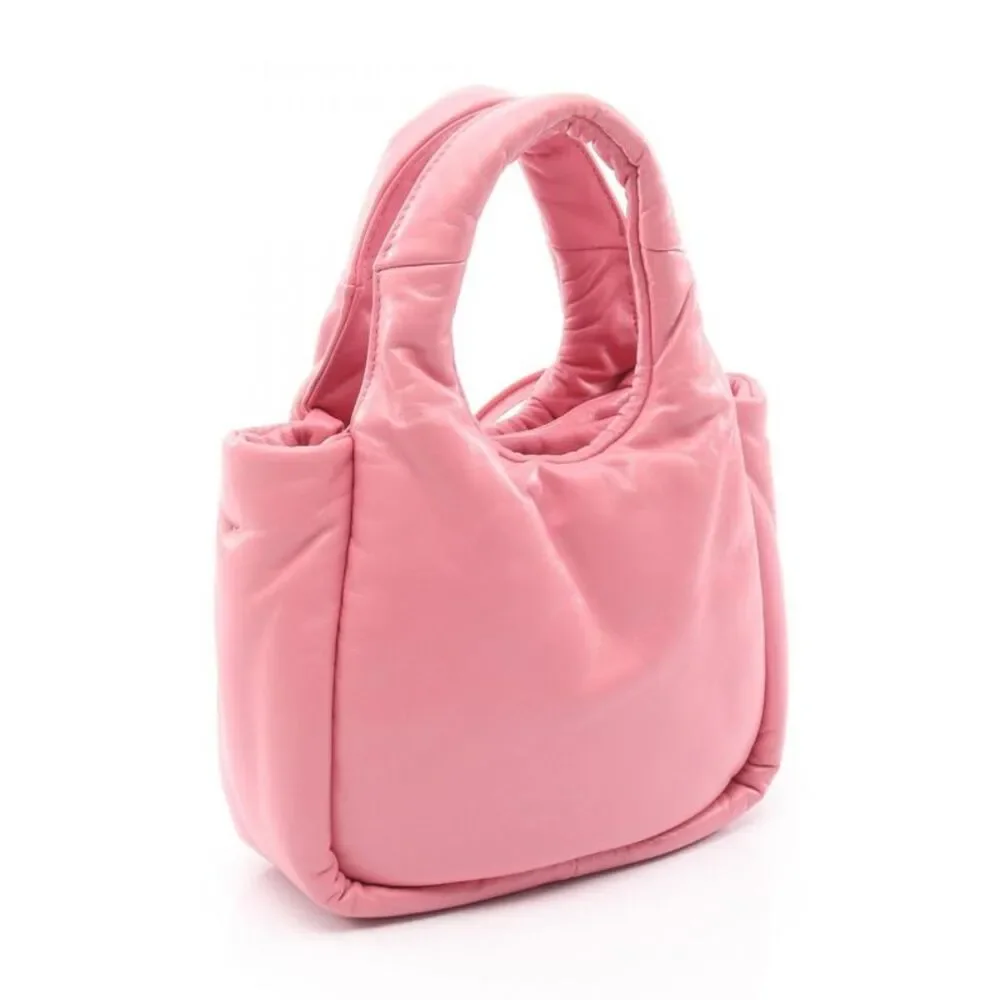 Prada Padded Handbag Leather Pink - Picture 2 of 6